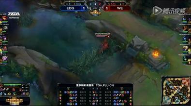 LOL德玛西亚杯比赛图文直播:EDG战队最新积