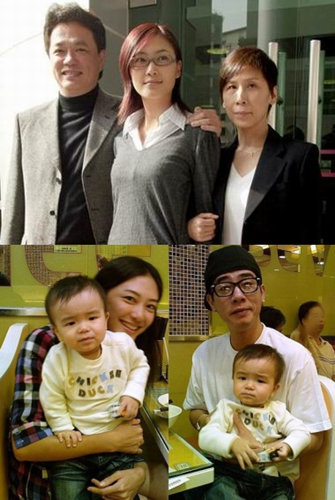 王学兵妻子曾是tvb主播 曝"毒星"家庭照(组图)
