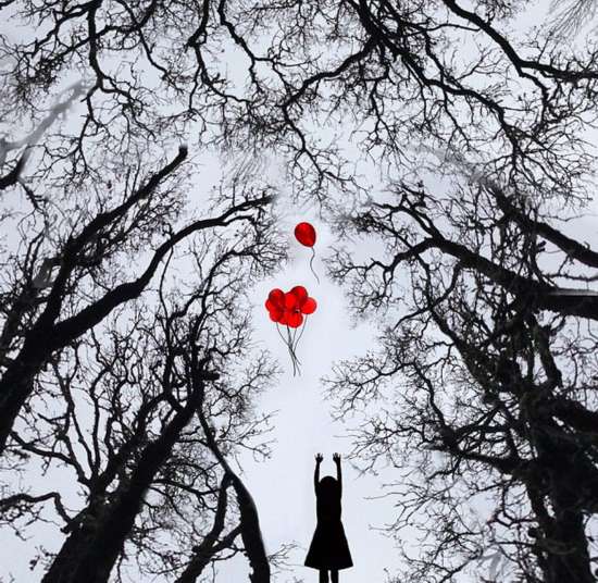 美国潮妈用苹果手机拍摄超现实童真照片(组图