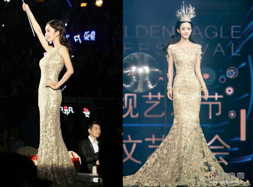 Angelababy孙俪赵丽颖全智贤 女星撞衫谁惨变