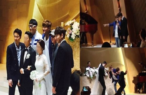 李光洙妹妹结婚 跑男团成员金钟国宋智孝等亮相到场祝贺