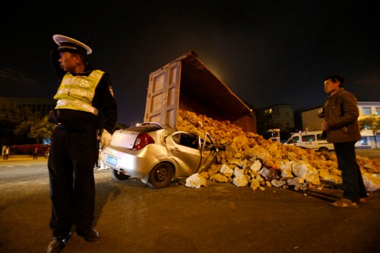 私家车司机从这里成功逃生