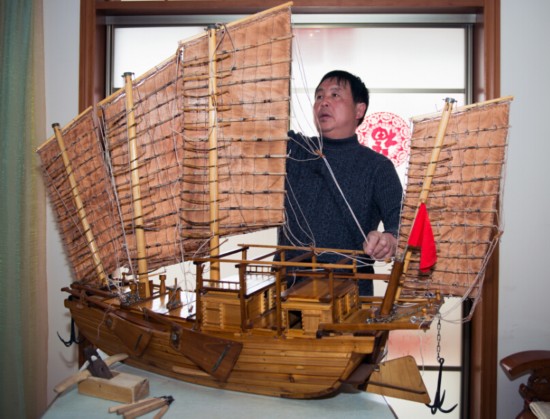 淮安手工制做 布帆船 拟申报 非遗 项目