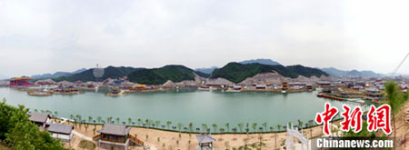 圓明新園現場。 作 者：柴彭勇