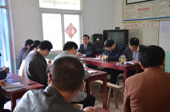 王民生到泥河镇督查防汛准备工作