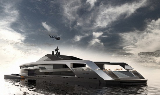盘点超级富豪的私人游艇 如同漂浮城市(组图)
