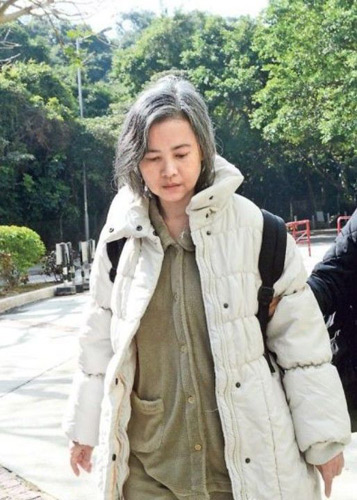 蓝洁瑛穿运动装出街购物 满头白发神情落寞【7】