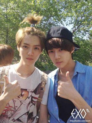 吴亦凡黄子韬鹿晗昔日exo亲密幕后照 成员曝理想恋人