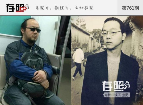 近日,窦唯乘坐地铁被拍,昔日英气十足的他,如今满脸胡茬,面无表情地