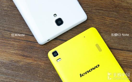 价格只差100 乐檬K3 Note对比红米Note