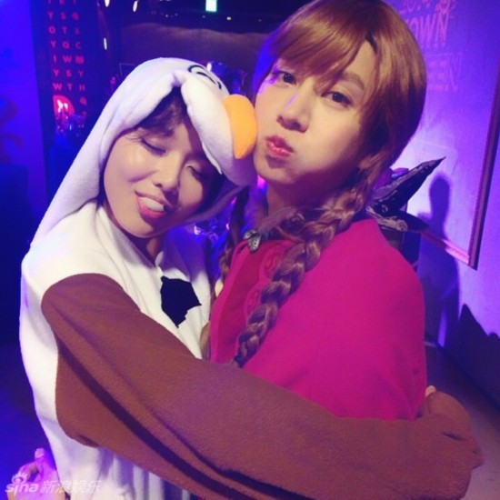 韩星cos造型吓死你:EXO灿烈允儿金希澈宋茜崔