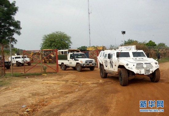 南苏丹:中国维和步兵营参与首次联合训练