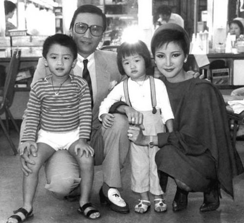 谢霆锋汪峰黄晓明赵本山章子怡赵薇张靓颖 明星罕见全家福(图)
