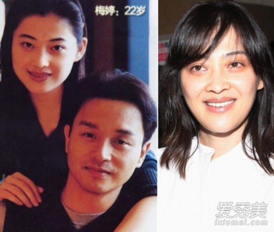 实力派港台梅婷22岁与张国荣v港台《演员插曲》,当年的梅婷红色电视剧恋人联唱图片