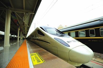 兰州火车站进入高铁时代