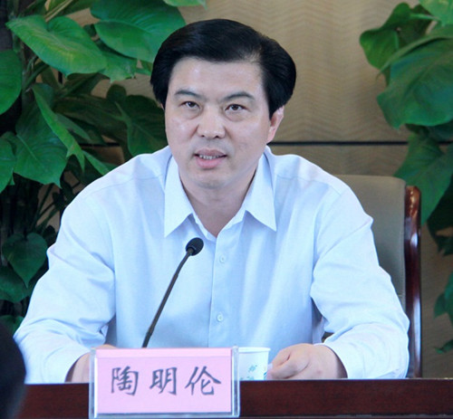 陶明伦任河南省委常委,统战部部长(图)