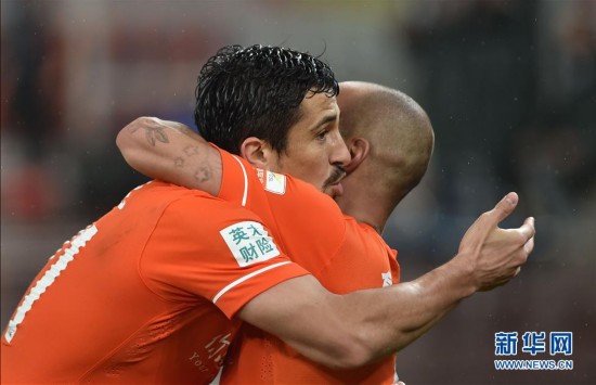 中超:山东鲁能胜河南建业