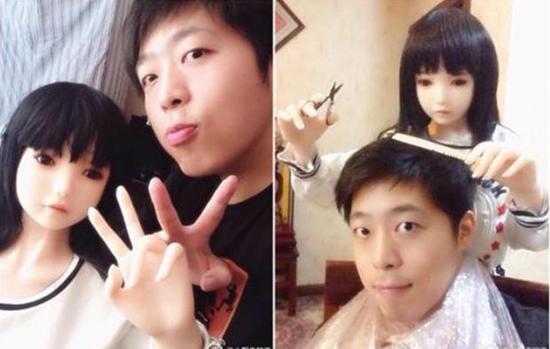 男子每天与充气娃娃相伴 背后原因令人鼻酸(图