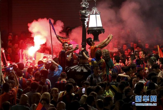 西甲:巴萨提前一轮夺冠