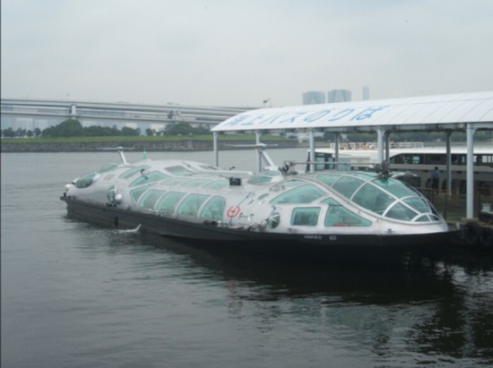 日本动漫大师设计 东京水上巴士形似太空飞船