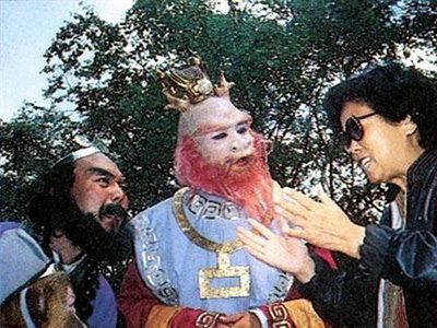 唐僧与女儿国国王再聚首 揭西游记罕见幕后照