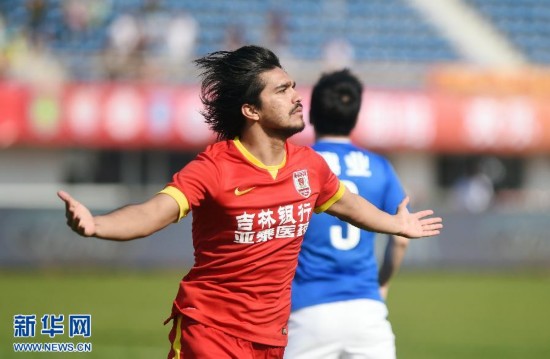 中超未开打就想好了庆祝动作 长春亚泰新外援