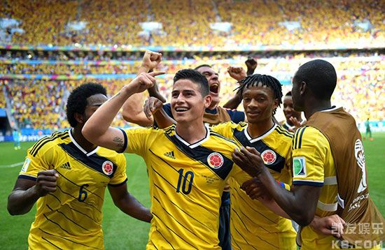 星动美洲杯:J罗法尔考助哥伦比亚刮魔幻风暴