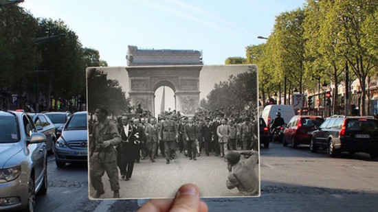 历史与现实:艺术家还原解放巴黎战役