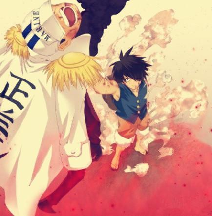 海贼王漫画797明哥生死之谜 神预测 萨博必杀赤犬为艾斯报高清图片