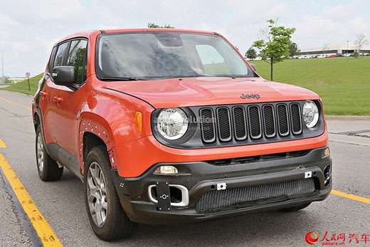 未来有望国产 Jeep C SUV路试曝光(组图)