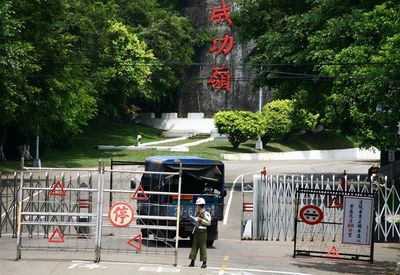 新兵所在營區。（台媒圖）