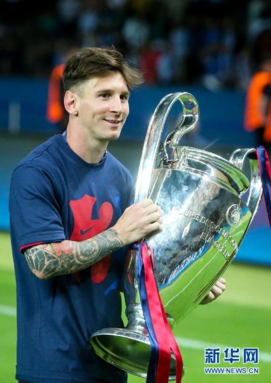 欧冠:巴塞罗那夺冠(组图)