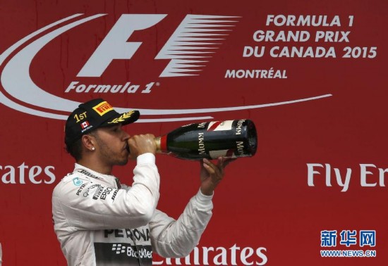 F1加拿大站:汉密尔顿夺冠