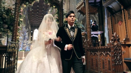 杨幂昆凌何洁张雨绮 85后女星大婚现场美哭