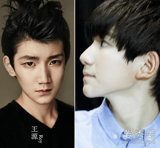 爵迹7位小鲜肉定妆照PS前后对比:王源清秀依
