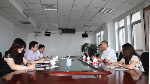 中国电力发展促进会秘书长一行到中海阳洽谈合