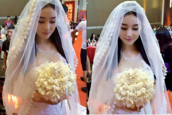 张馨予婚纱_张馨予婚纱婚纱照图(3)