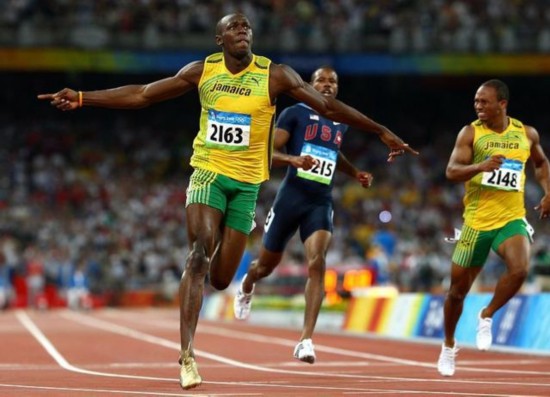 加特林豪言世锦赛跑9秒60 博尔特忍不住笑了