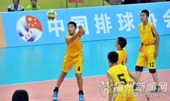 福州市中小学生排球联赛鸣金 共九支代表队参