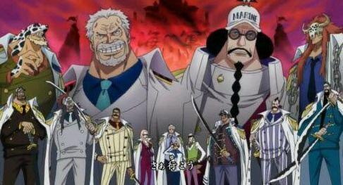 海贼王漫画790路飞四档PK明哥 三大将罗杰罗