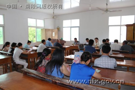 南陵县文明办调研指导华林美好乡村建设