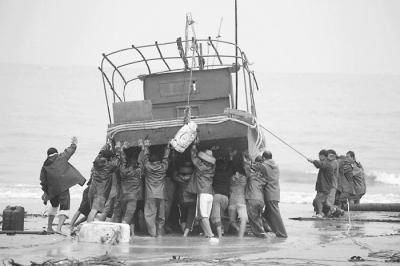 資料圖片：潭門民兵。(圖片源於網絡)