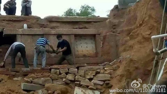 福建理工学校工地挖出明朝古墓 墓主人身份未知--福建频道--人民网