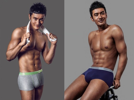 盘点肌肉最性感的男星     "教主"黄晓明日前拍摄一组性感写真,照片中