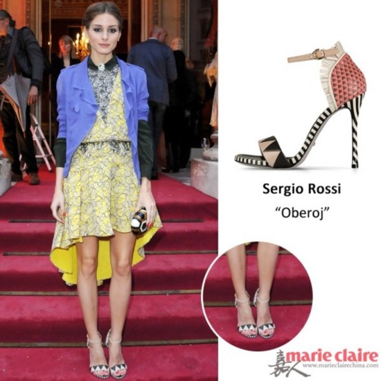 Olivia Palermo in Sergio Rossi ��Oberoj��