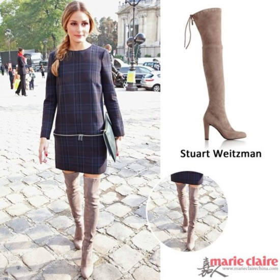 Olivia Palermo in Stuart Weitzman
