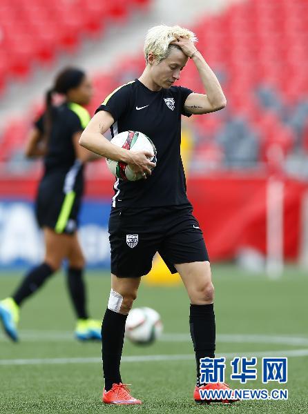女足世界杯-美国队备战四分之一决赛