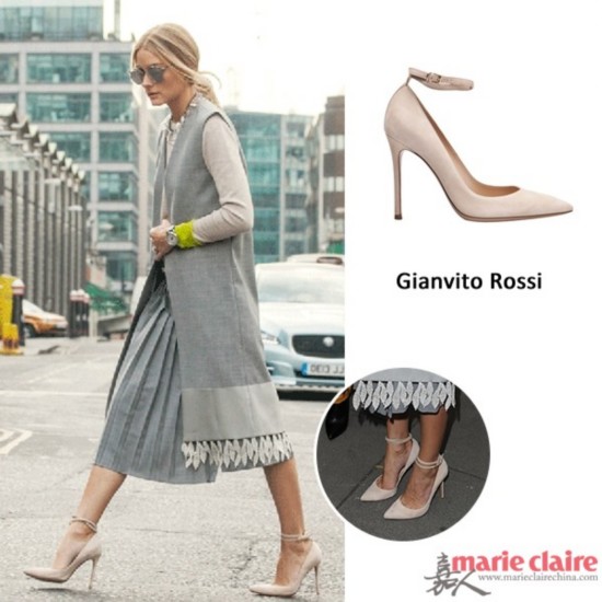 Olivia Palermo in Gianvito Rossi 