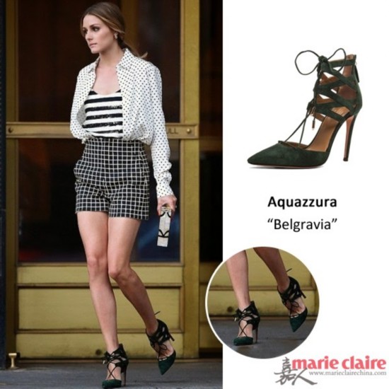 Olivia Palermo in Aquazzura ��Belgravia��