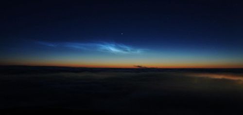 日本首次拍攝到“夜光雲”或因氣候變暖（圖）